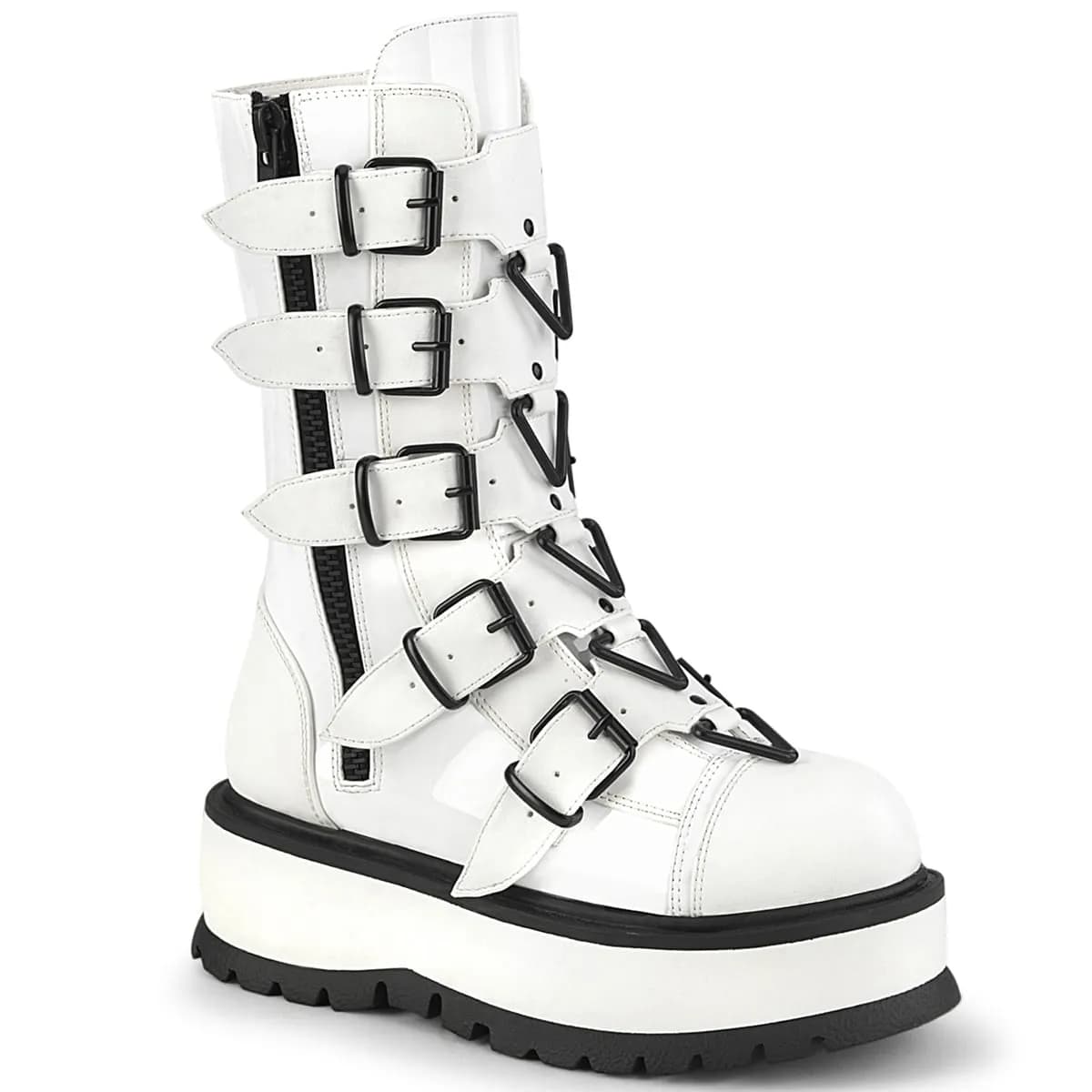 DemoniaCult SLACKER-160 Damen Stiefel Weiß EU 41