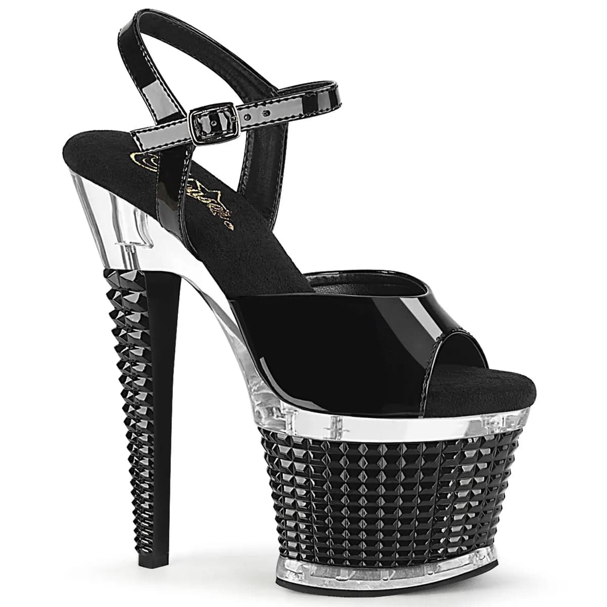 Pleaser SPECTATOR-709 Damen Sandale Schwarz EU 37