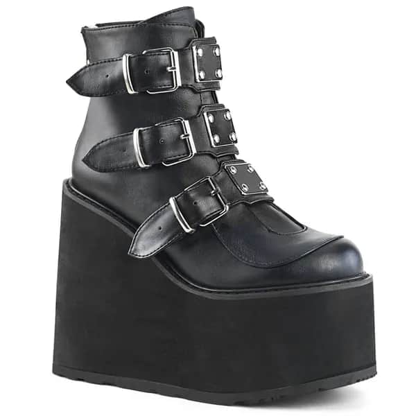 DemoniaCult SWING-105 Damen Stiefelette Schwarz EU 37