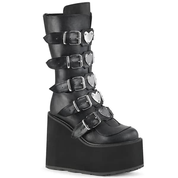 DemoniaCult SWING-230 Damen Stiefel Schwarz EU 40