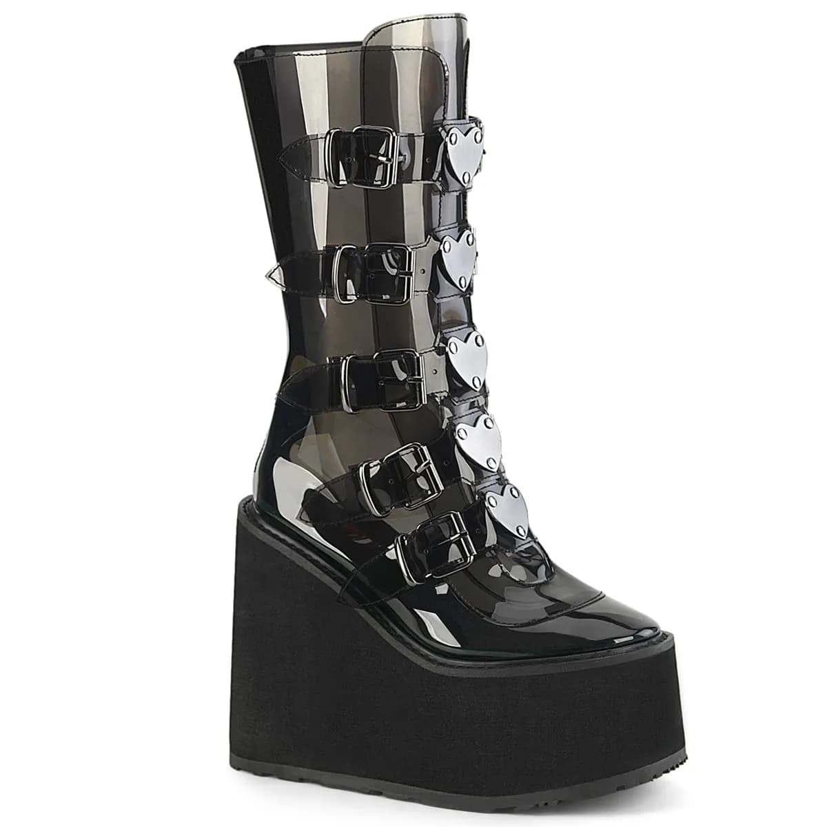 DemoniaCult SWING-230C Damen Stiefel Schwarz EU 38