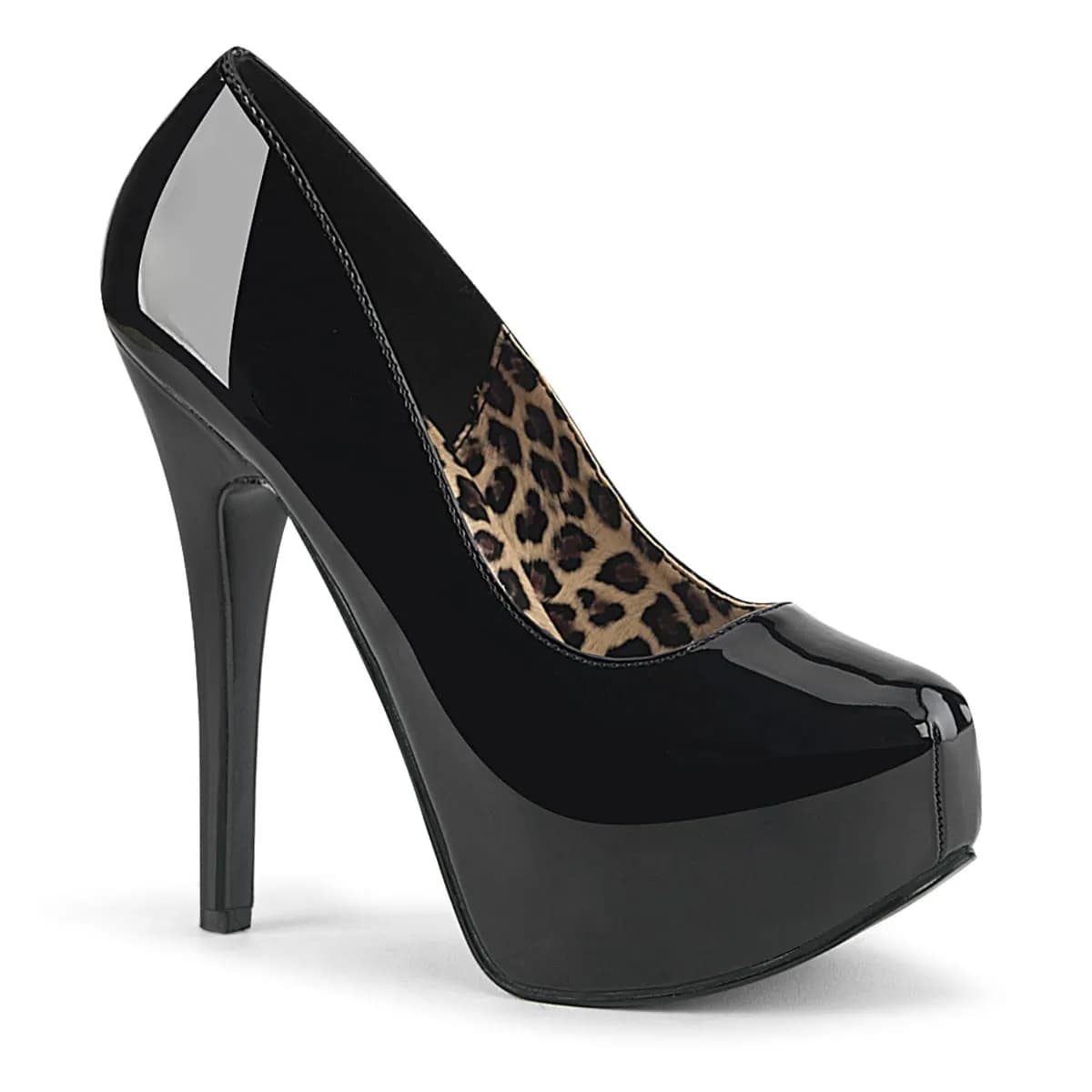 Bordello TEEZE-06 Damen Pumps Schwarz Lack EU 40
