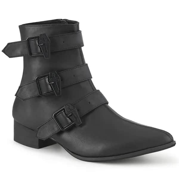 DemoniaCult WARLOCK-50-C Unisex Stiefelette Schwarz EU 38