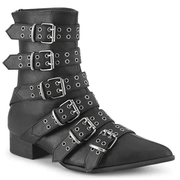 DemoniaCult WARLOCK-70 Unisex Stiefel Schwarz EU 46